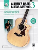 Alfred's Basic Guitar Method No. 3 Guitar and Fretted sheet music cover